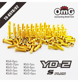 RC OMG Golden Screw Kit for Yokomo YD-2 S Plus