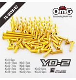 RC OMG Golden Screw Kit for Yokomo YD-2 E Plus