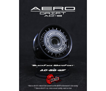 DS Racing Aero Drift Wheel Cover for DE Wheel / Flat / Black