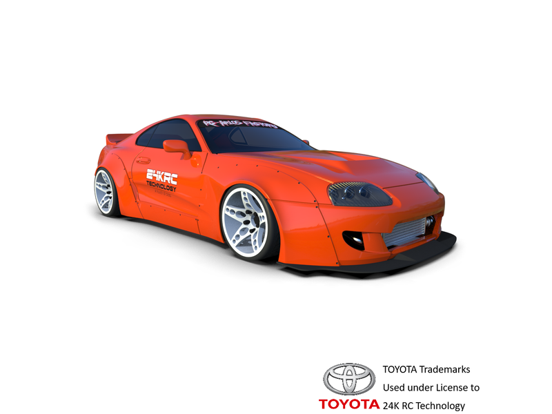 Rc Arlos 24K3000 - Toyota Supra (A80) Rocket Bunny Clear Body