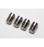 Yokomo RP-113 - Precision Machined Titanium Centering Screw M3 x 3mm (4pcs)