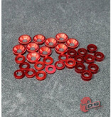 DS Racing Dress-Up Kit for RDX (30pcs) / Color: Red
