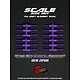 Long Scale Nut for DE Wheel (24) / Purple Anodized