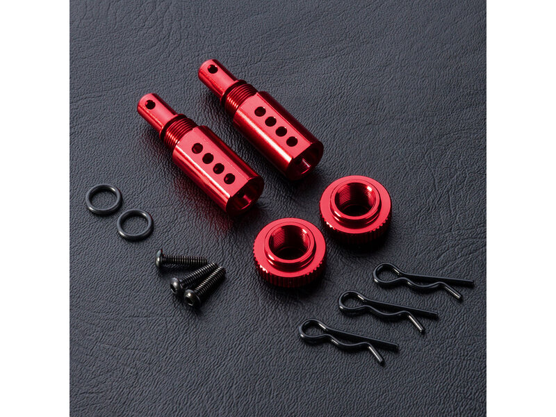 MST Aluminium Adjustable Body Post (2pcs) / Color: Red - DISCONTINUED