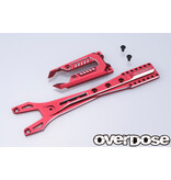 Overdose Aluminum Upper Chassis Set for GALM series / Color: Red