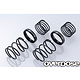 High Performance Twin Spring 1.2-2045 φ1.2, 4.5 coil, 20mm with Helper Spring / Black (2)