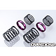 High Performance Twin Spring 1.2-2065 φ1.2, 6.5 coil, 20mm with Helper Spring / Purple (2)