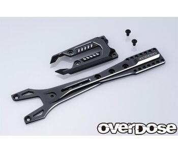 Overdose Alum. Upper Chassis Set for GALM series / Black