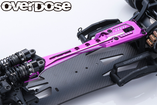 Overdose Alum. Upper Chassis Set - Purple Overdose Alum. Upper Chassis Set - Purple