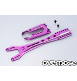 Overdose Alum. Upper Chassis Set - Purple Overdose Alum. Upper Chassis Set - Purple