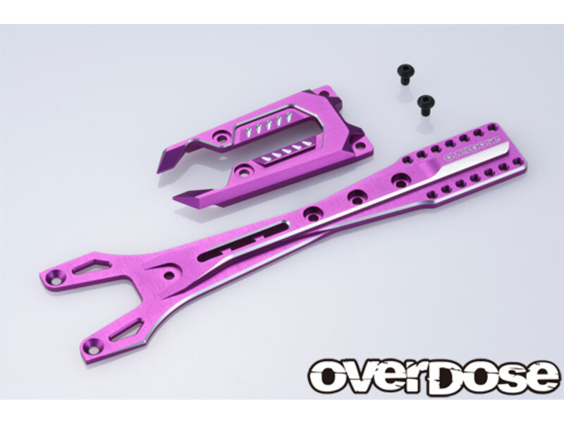 Overdose Aluminum Upper Chassis Set for GALM series / Color: Purple