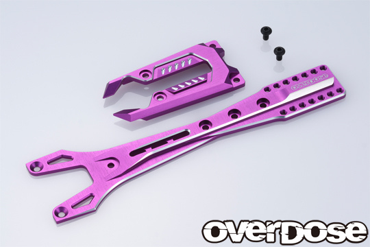 Overdose Alum. Upper Chassis Set - Purple Overdose Alum. Upper Chassis Set - Purple