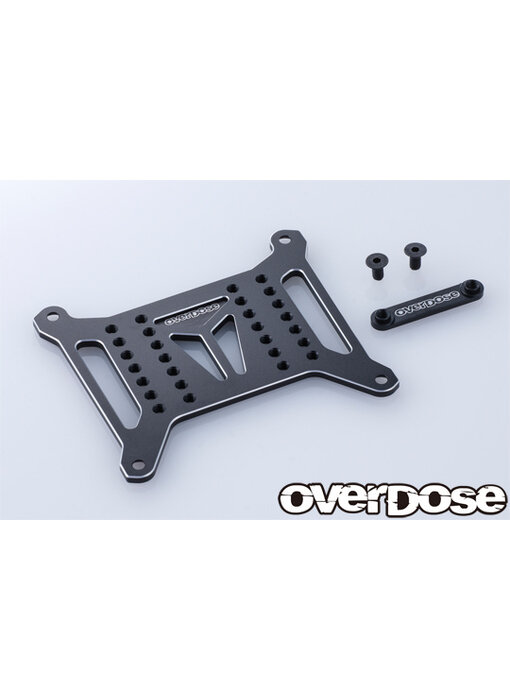 Overdose Alum. Battery Plate Set Type-2 for GALM, GALM ver.2 / Black
