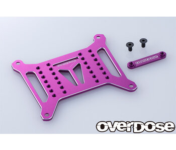 Overdose Alum. Battery Plate Set Type-2 for GALM, GALM ver.2 / Purple