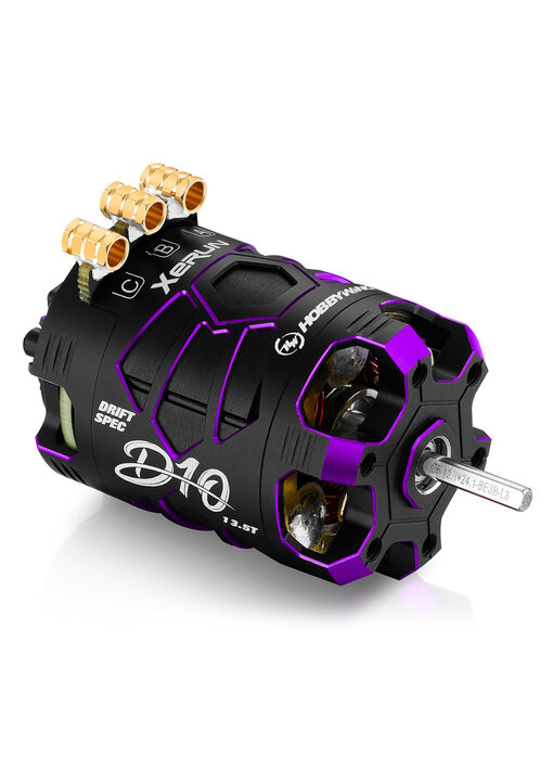 Hobbywing XeRun D10 Drift Motor / 13.5T / Purple