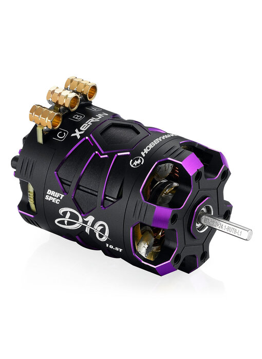 Hobbywing XeRun D10 Drift Motor / 10.5T / Purple