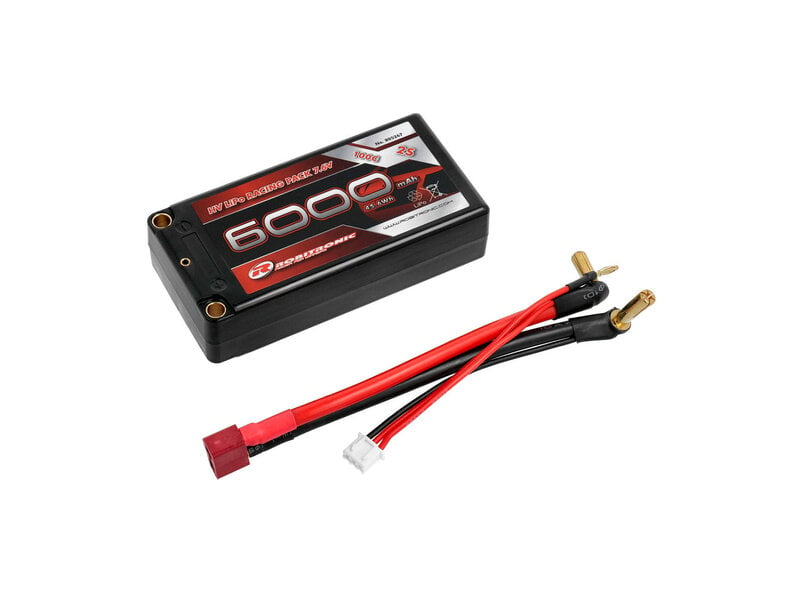 Robitronic LiPo HV Shorty 6000mAh 2S 100C 5mm Conncector