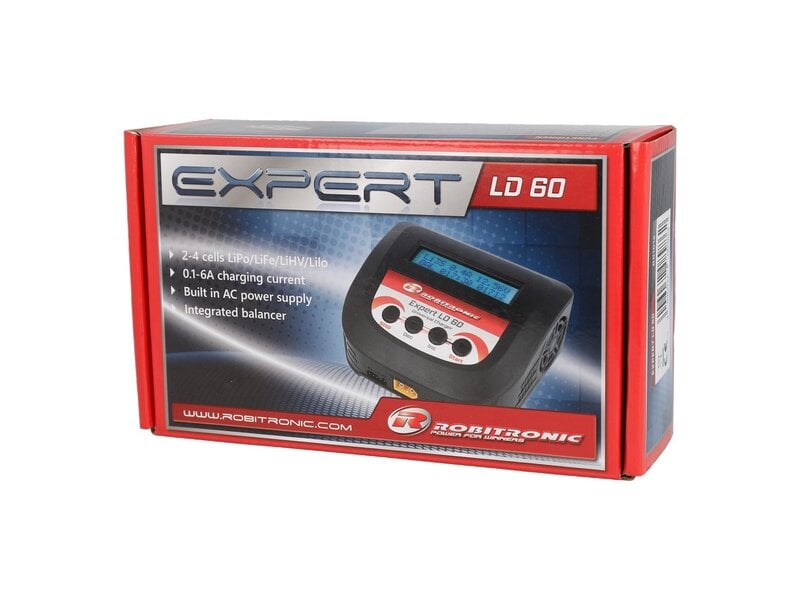 Robitronic Expert LD 60 Charger LiPo 2-4s 6A 60W