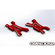 ES Alum. Rear Suspension Arm Type-2 for OD / Red