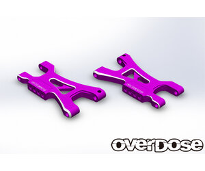 Overdose ES Alum. Rear Suspension Arm Type-2 - Purple Overdose ES Alum. Rear Suspension Arm Type-2 - Purple