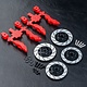 Alum. Wheel Hubs with Disc Shape / 6mm