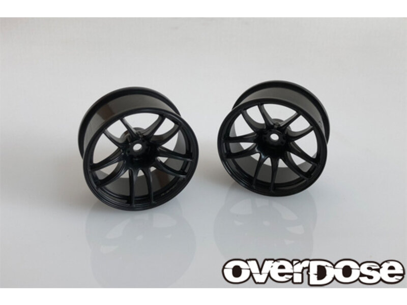 Overdose R-SPEC Work Emotion CR Kiwami / Color: Black / Offset: 7mm (2pcs)