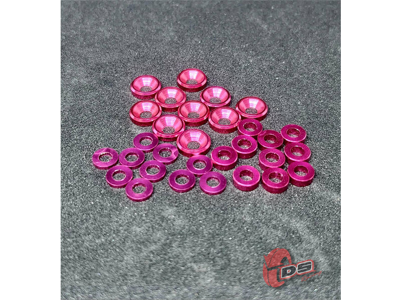 DS Racing Dress-Up Kit for RDX (30pcs) / Color: Pink