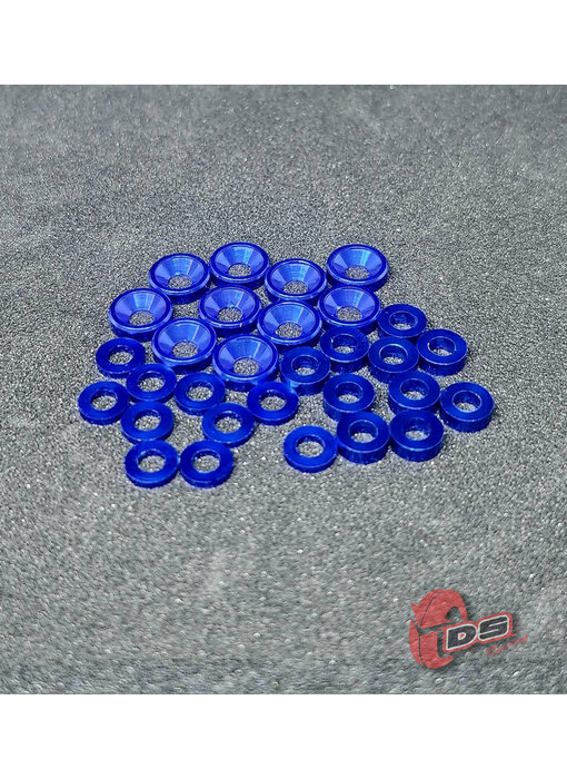 DS Racing Dress-Up Kit for RDX (30pcs) / Blue