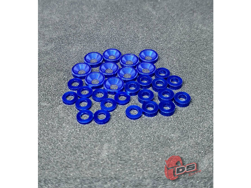 DS Racing Dress-Up Kit for RDX (30pcs) / Color: Blue