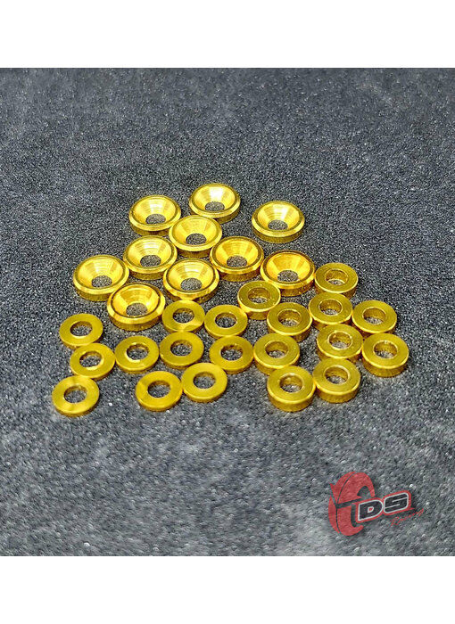 DS Racing Dress-Up Kit for RDX (30pcs) / Gold