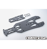 Overdose Transrange Anti-Twist Main Chassis (1pc) & Sub Chassis (1pc)