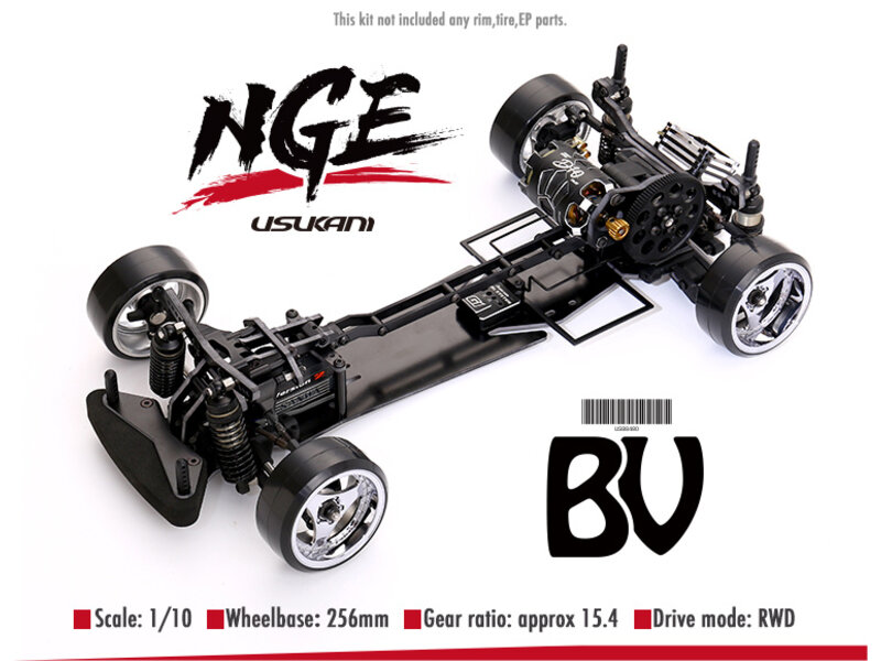 Usukani US88480 - NGE-BV 2WD 1/10 Chassis Kit