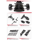 Usukani US88480 - NGE-BV 2WD 1/10 Chassis Kit