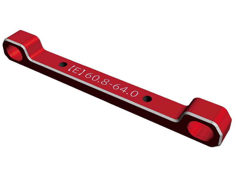 WRAP-UP Next 0691-FD - Dual Face Suspension Mount E (60.8 - 64.0mm) - Red