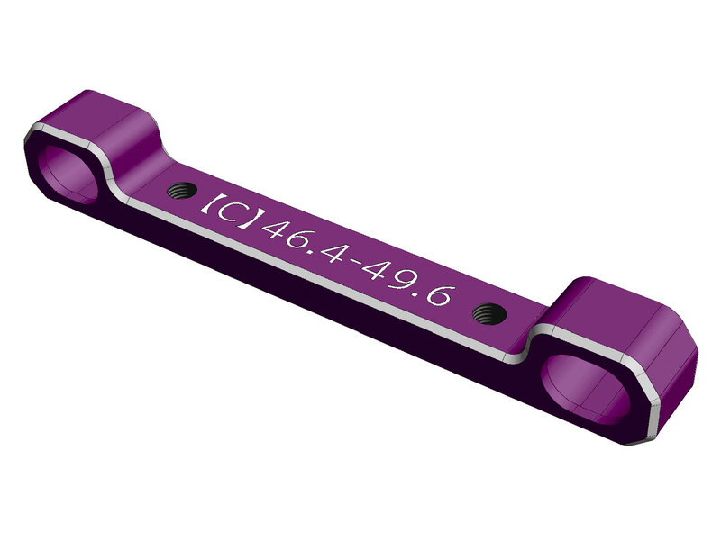 WRAP-UP Next 0689-FD - Dual Face Suspension Mount C (46.4 - 49.6mm) - Purple