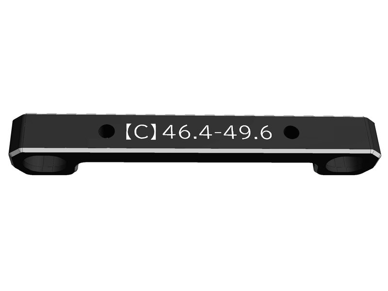 WRAP-UP Next 0687-FD - Dual Face Suspension Mount C (46.4 - 49.6mm) - Black