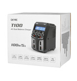SkyRC T100 DUO LiPo Charger 2-4s 5A 2x50W AC