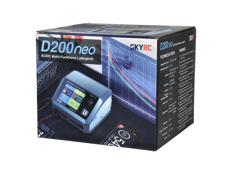 SkyRC D200 Neo DUO LiPo Charger 1-6s 20A 200W AC/DC