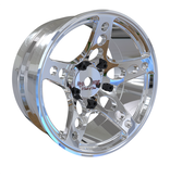 Rc Arlos Competition HGK Rims (2pcs) / Color: Chrome / Offset: 6mm