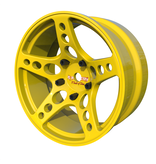 Rc Arlos Competition HGK Rims (2pcs) / Color: Yellow / Offset: 6mm