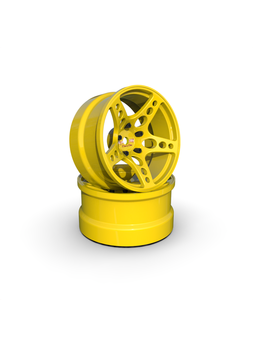 Rc Arlos Competition HGK Rims (2) / Yellow / 6mm