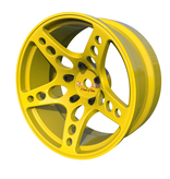 Rc Arlos Competition HGK Rims (2pcs) / Color: Yellow / Offset: 8mm