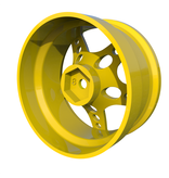Rc Arlos Competition HGK Rims (2pcs) / Color: Yellow / Offset: 8mm