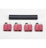 Yokomo YB-C04 - T Plug/Deans Connector Female (4pcs)