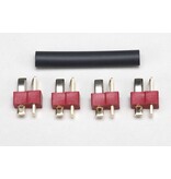 Yokomo YB-C03 - T Plug/Deans Connector Male (4pcs)
