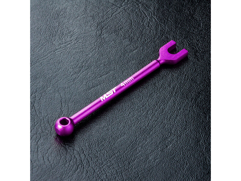 MST Aluminium Turnbuckle Wrench 4mm / Color: Purple - DISCONTINUED