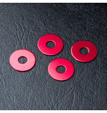 MST Wheel Hub Spacer 0.5mm (4pcs) / Color: Red - DISCONTINUED