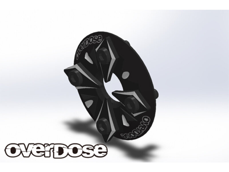 Overdose Counter Plate / Color: Black