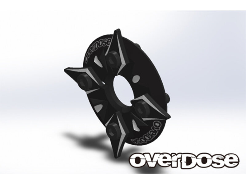 Overdose Counter Plate / Color: Black