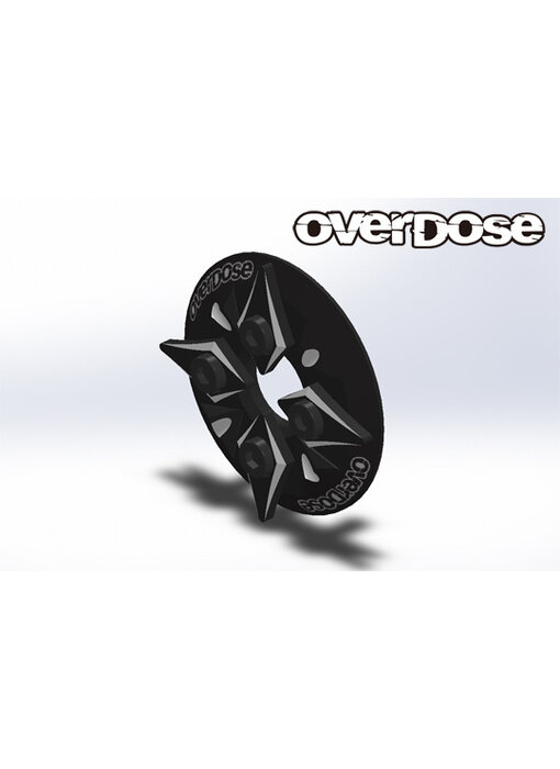 Overdose Counter Plate / Black